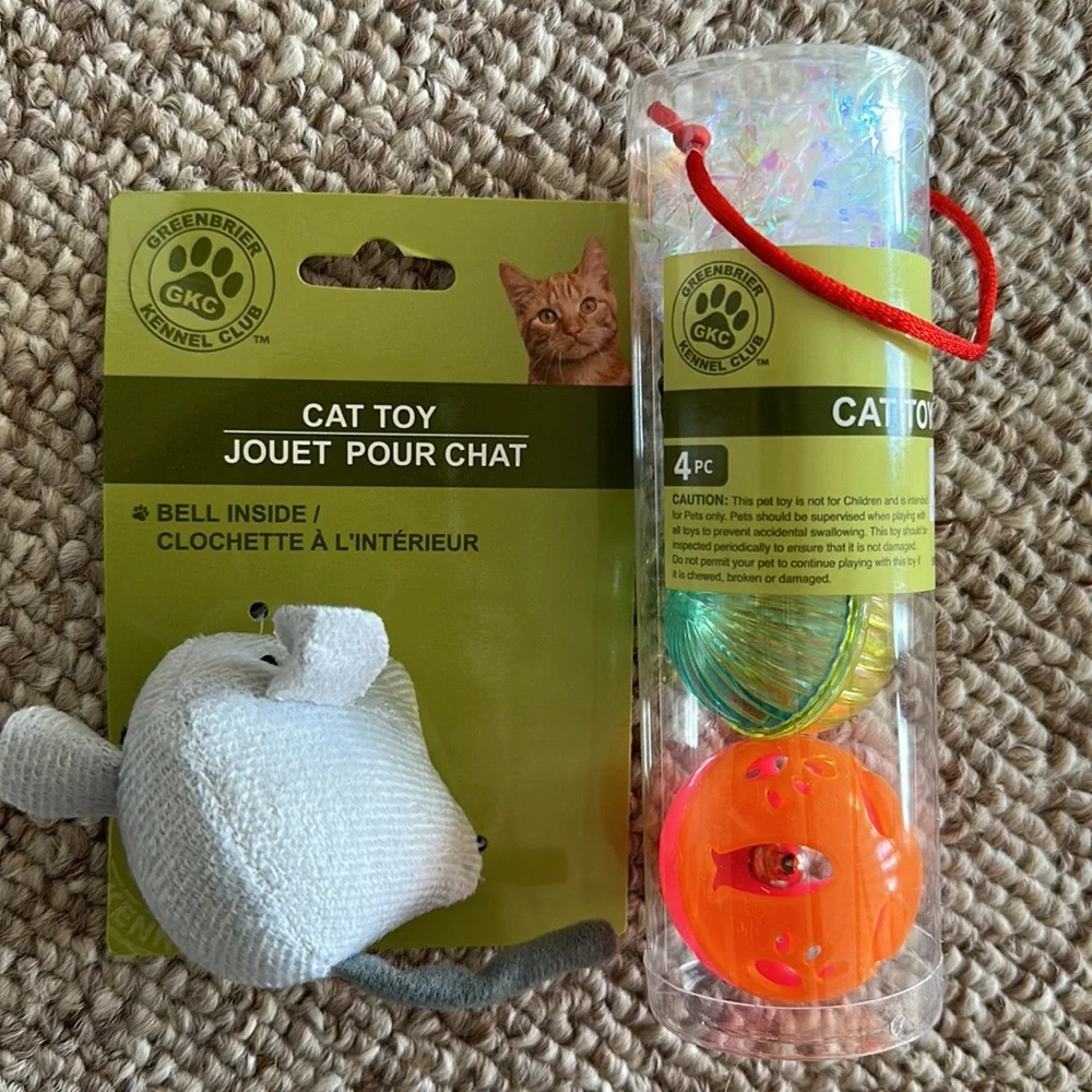 Cat toy (mouse and balls)